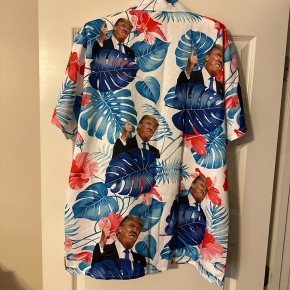 Donald Trump Hawaiian Shirt XL - Picture 4 of 5